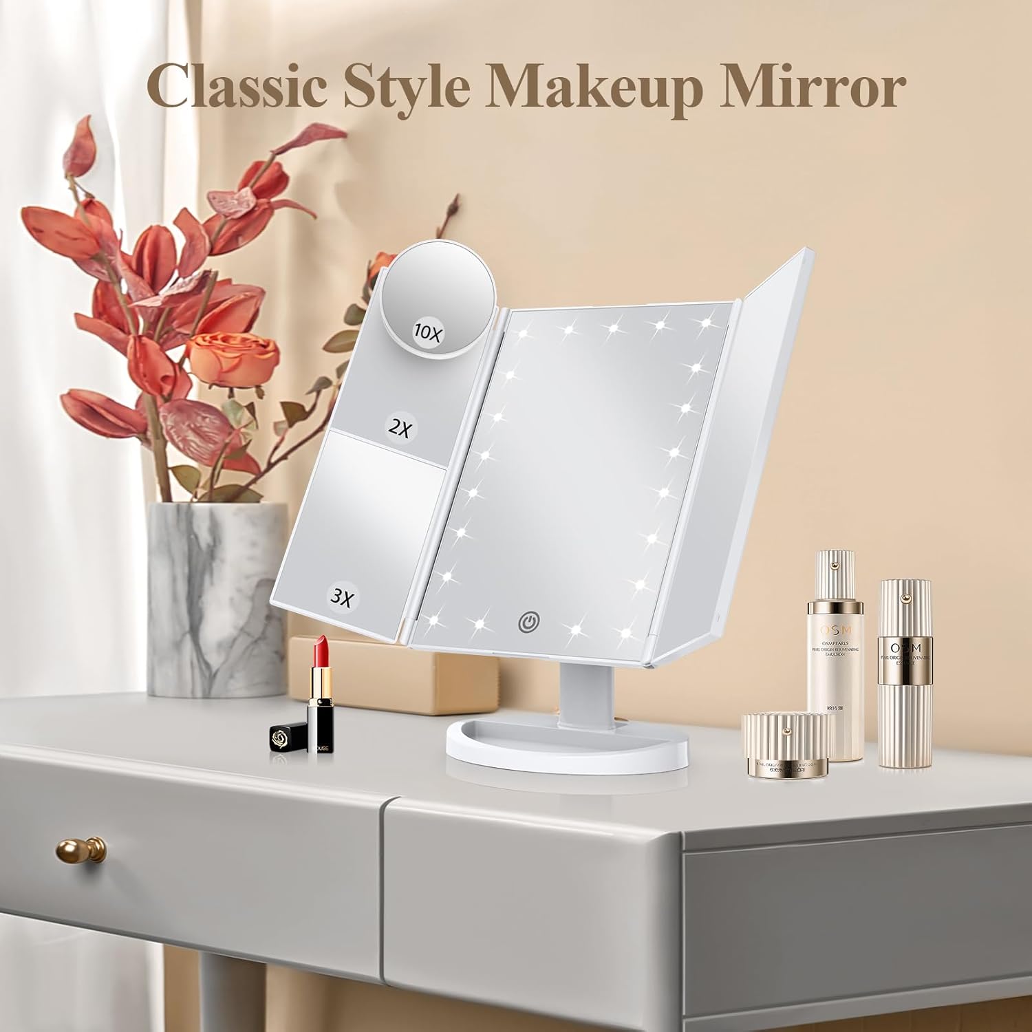 HUONUL Makeup Mirror Vanity - Bath luxury furniture for sale - Image 2