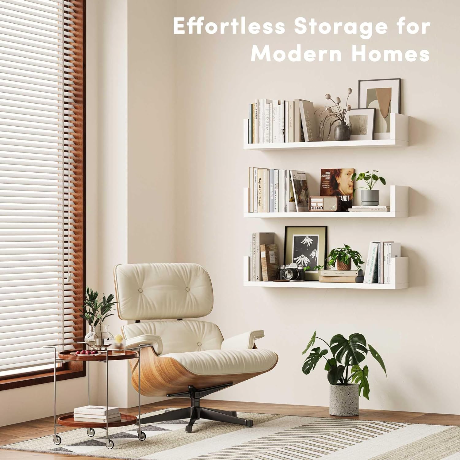 VMROF Floating Bookshelf, Set of 3 - Bookshelves luxury furniture for sale - Image 3