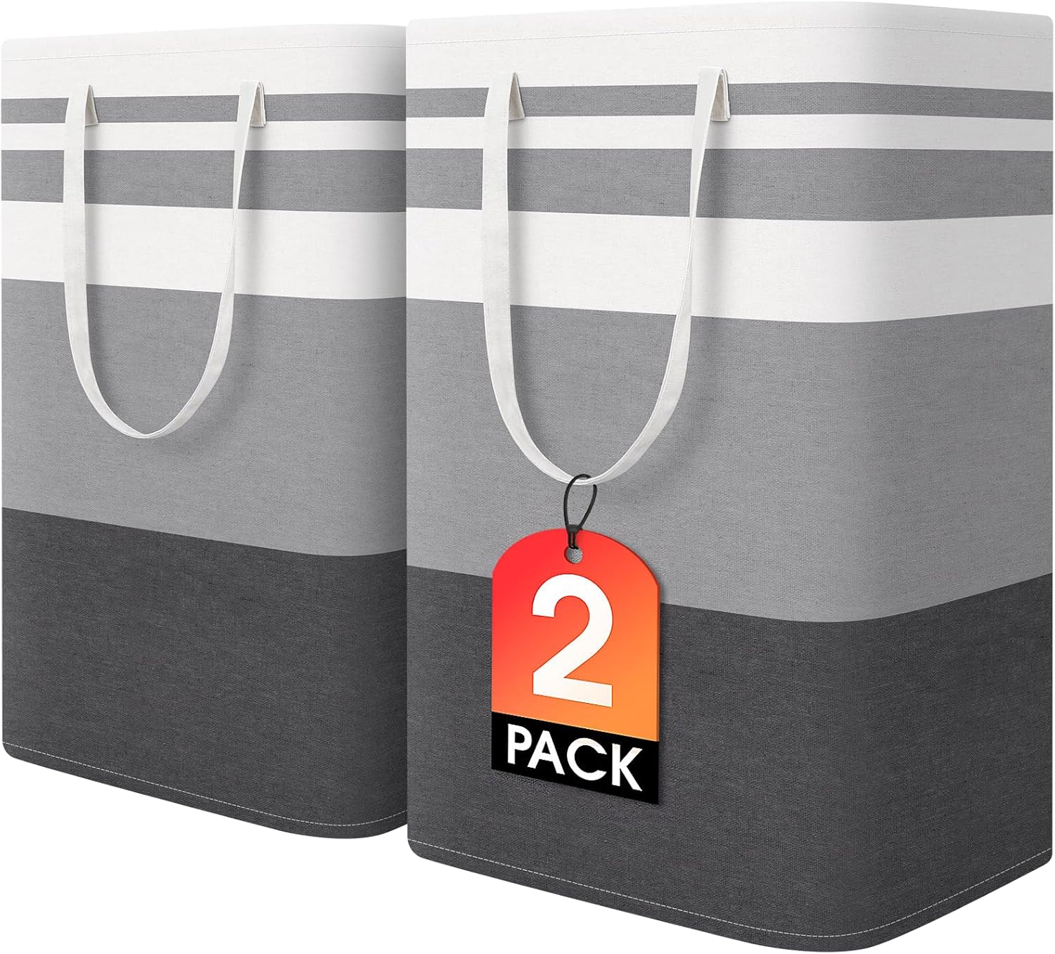 HomeHacks 2 Pack Laundry Baskets - Bath luxury furniture for sale