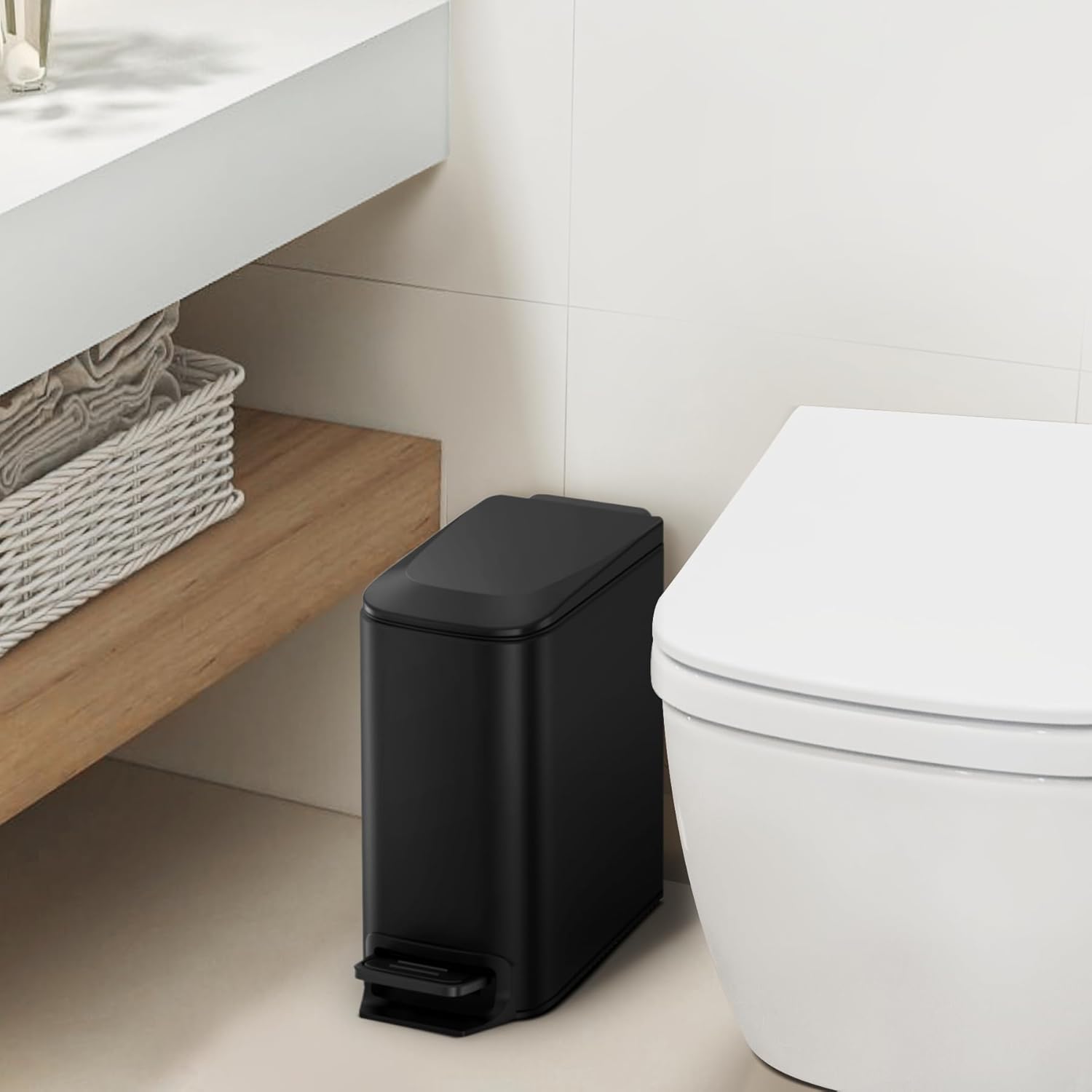 Cesun Bathroom Trash Can - Bath luxury furniture for sale - Image 2