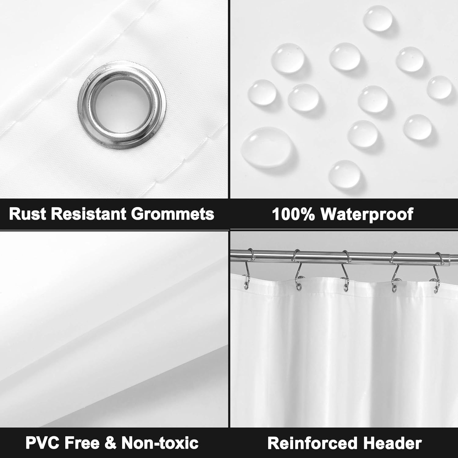 Barossa Design Shower Curtain Liner - Bath luxury furniture for sale - Image 3