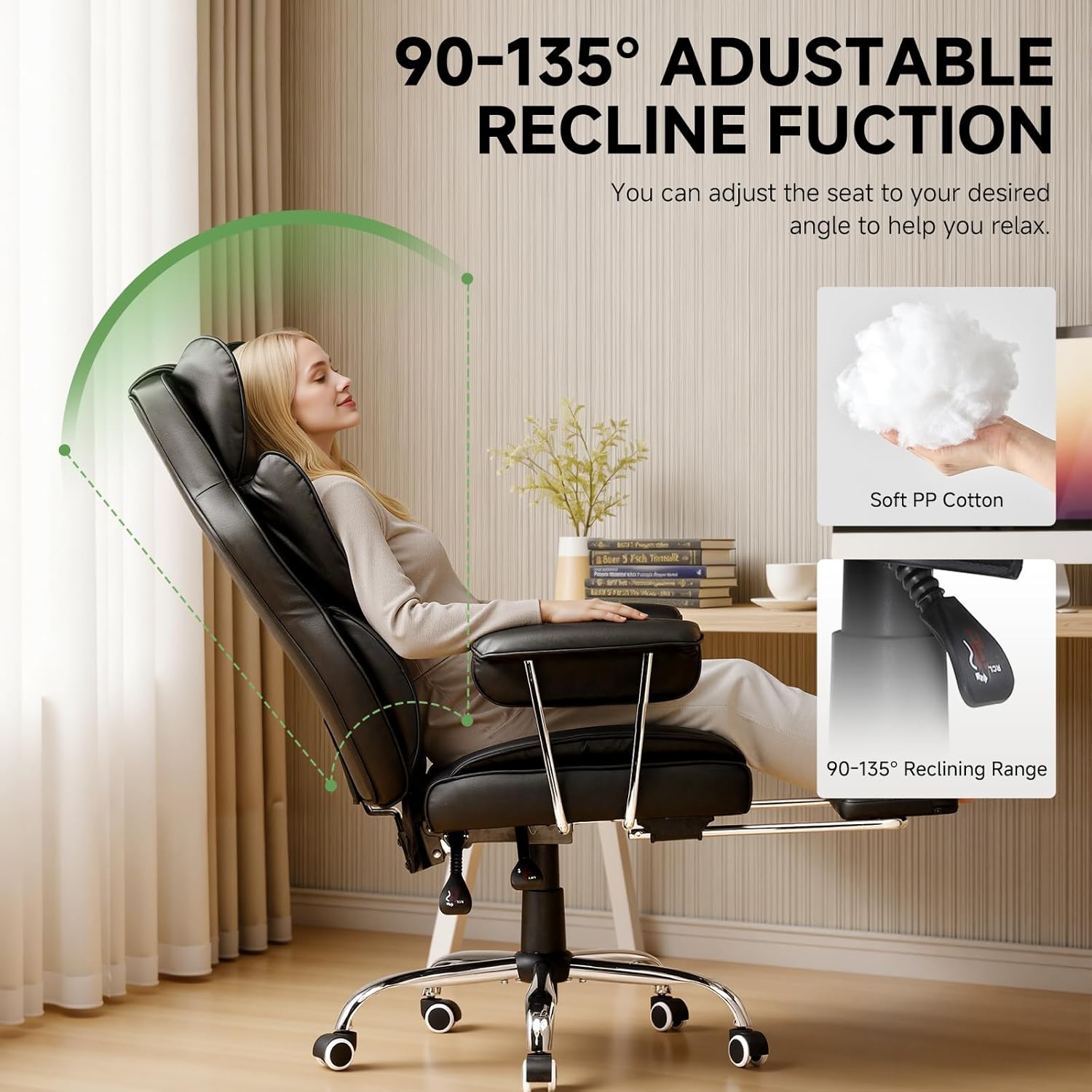 COMHOMA Reclining Office Chair - Chairs luxury furniture for sale - Image 3