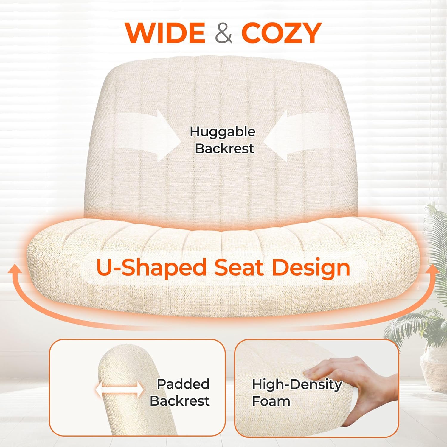 Orange Factory Criss Cross Chair - Chairs luxury furniture for sale - Image 3