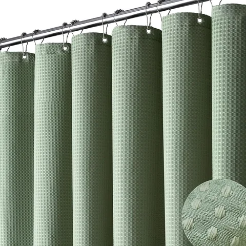 Dynamene Waffle Shower Curtain - Bath luxury furniture for sale