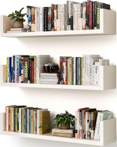 VMROF Floating Bookshelf, Set of 3 - Bookshelves luxury furniture for sale