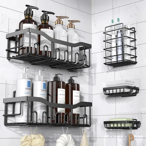 EUDELE Adhesive Shower Caddy - Bath luxury furniture for sale