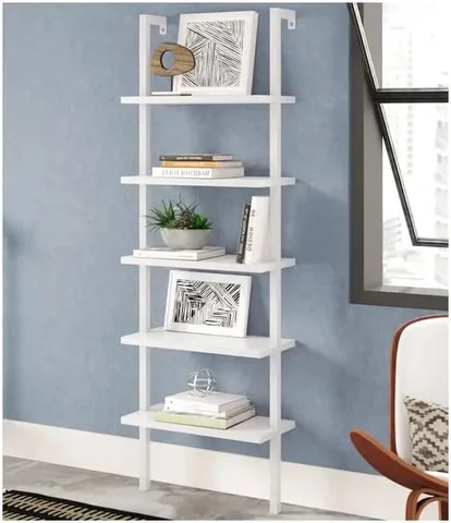Karl Home 5 Tier Ladder Shelf Bookcase