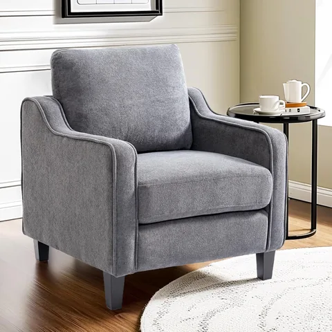 FLEXISPOT AC2 Mid-Century Modern Velvet Accent Chair