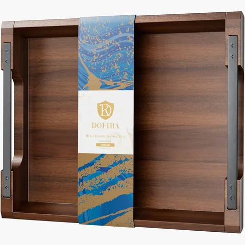 Dofira Acacia Wood Serving Tray - Home Decor luxury furniture for sale