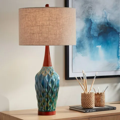 360 Lighting Rocco Ceramic Table Lamp - Lamps luxury furniture for sale