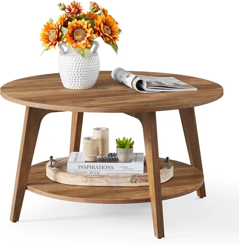 VASAGLE MAEZO 2-Tier Coffee Table - Tables luxury furniture for sale