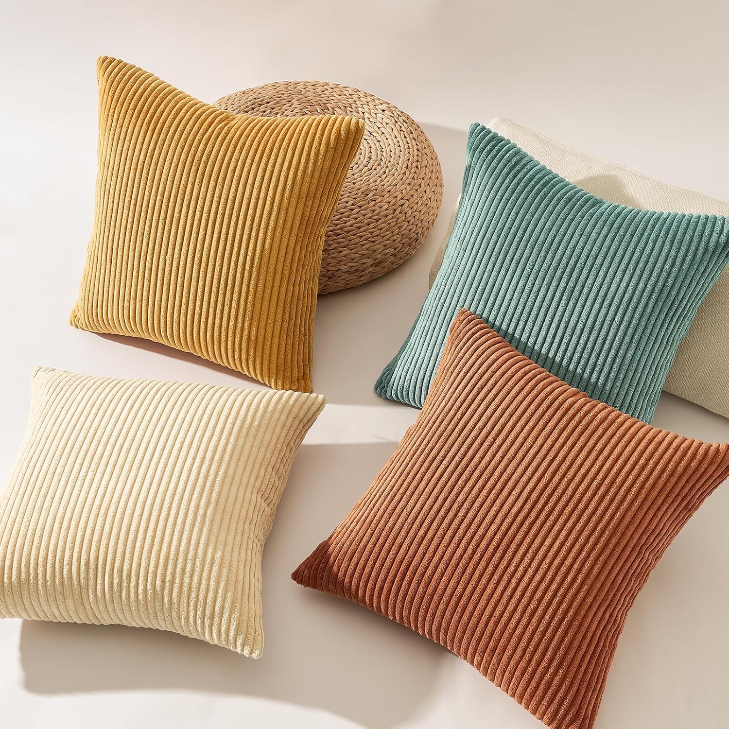 Topfinel Decorative Throw Pillow Covers - 4 Pack - Home Decor luxury furniture for sale - Image 4