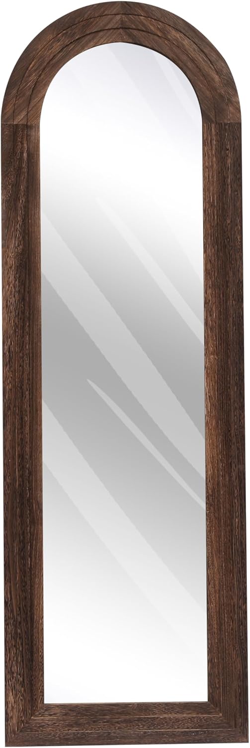 ZHUNFA Arched Solid Wood Full-Length Mirror - Home Decor luxury furniture for sale - Image 3