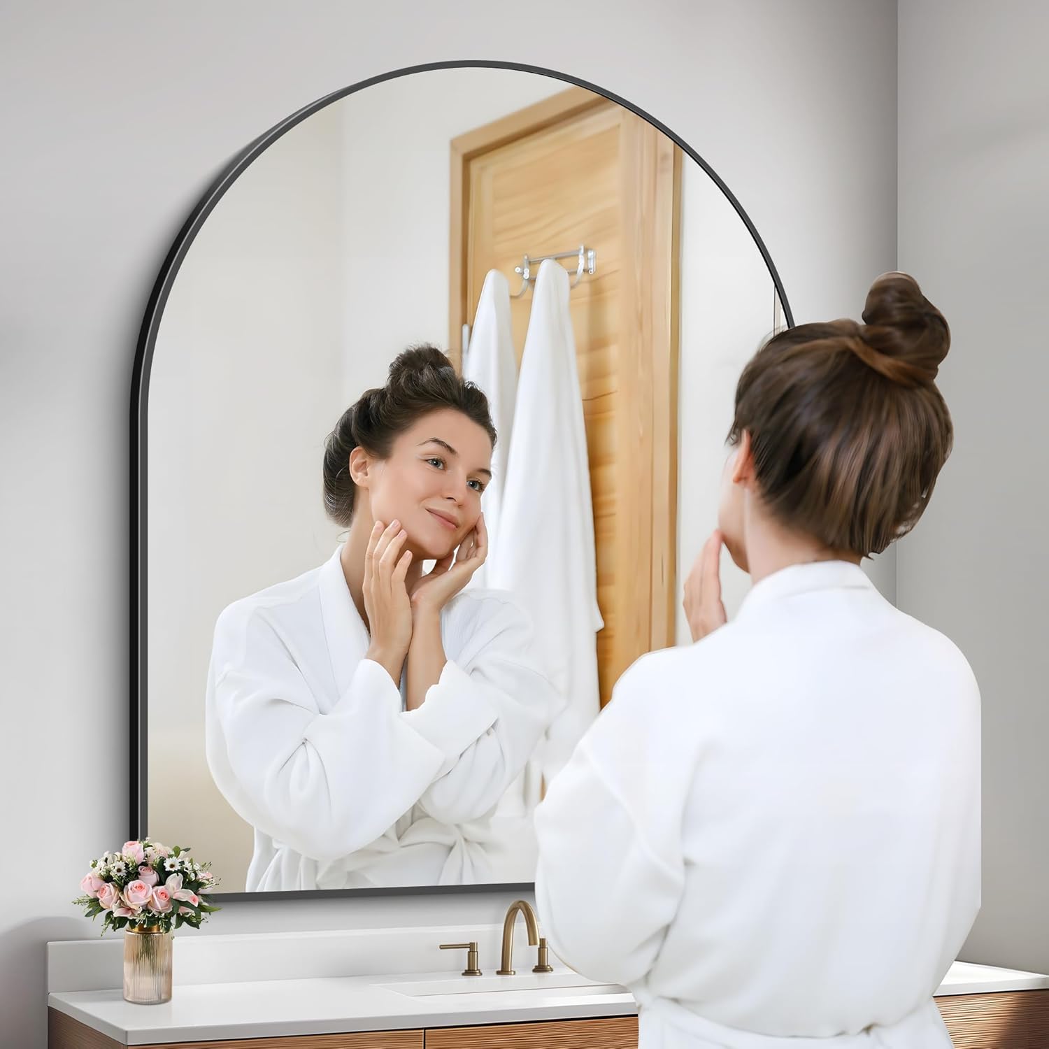 FORBATH Arched Bathroom Wall Mirror - Bath luxury furniture for sale - Image 3