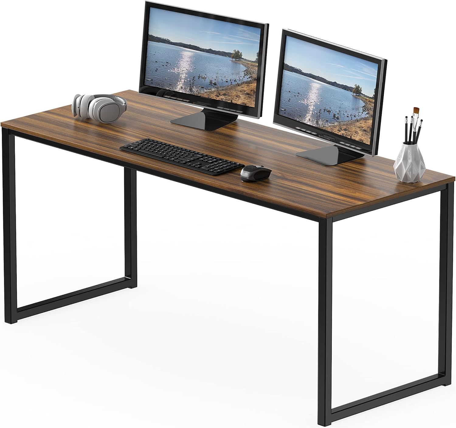 SHW 55-Inch Contemporary Computer Desk - Office luxury furniture for sale
