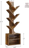 SUNMORY 6 Tier Tree Bookshelf - Bookshelves luxury furniture for sale - Thumbnail 4