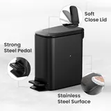Cesun Bathroom Trash Can - Bath luxury furniture for sale - Thumbnail 4