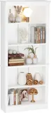 Furniwell Contemporary 5-Shelf Wooden Bookshelf - Bookshelves luxury furniture for sale - Thumbnail 2