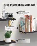Bakya Floating Shelves, Set of 3 - Bookshelves luxury furniture for sale - Thumbnail 3