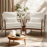 FLEXISPOT AC1 Mid-Century Modern Accent Chair - Chairs luxury furniture for sale - Thumbnail 2