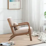 Inzoy Mid Century Modern Accent Chair - Chairs luxury furniture for sale - Thumbnail 2