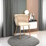 Nrizc Velvet Dining Chairs, Set of 2 - Chairs luxury furniture for sale - Thumbnail 4
