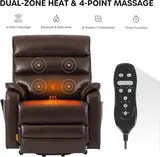 DYNOX Heated Massage Chair Recliner - Chairs luxury furniture for sale - Thumbnail 2