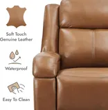 Watson & Whitely Genuine Leather Power Recliner - Chairs luxury furniture for sale - Thumbnail 2
