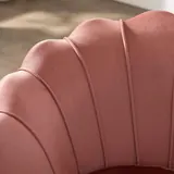 Dagonhil Pink Velvet Accent Chair - Chairs luxury furniture for sale - Thumbnail 3