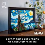 LEGO Starry Night Van Gogh Building Set - Home Decor luxury furniture for sale - Thumbnail 2