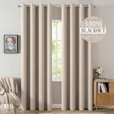 MIULEE Blackout Curtains - Textured Linen - Home Decor luxury furniture for sale - Thumbnail 1