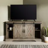 Walker Edison Everette Corner TV Stand for 58" TV - Entertainment Centers luxury furniture for sale - Thumbnail 1