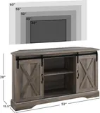 Walker Edison Everette Corner TV Stand for 58" TV - Entertainment Centers luxury furniture for sale - Thumbnail 5