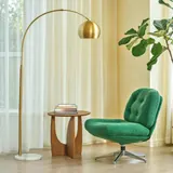 CO-Z Adjustable Gold Arc Floor Lamp with Marble Base - Lamps luxury furniture for sale - Thumbnail 1