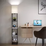 SUNMORY Floor Lamp with Shelves - Lamps luxury furniture for sale - Thumbnail 3