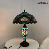 Bieye Baroque Tiffany Style Stained Glass Table Lamp - Lamps luxury furniture for sale - Thumbnail 4