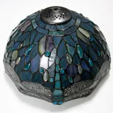 Werfactory Tiffany Style Stained Glass Dragonfly Lamp - Lamps luxury furniture for sale - Thumbnail 4