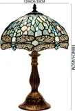 Werfactory Tiffany Style Stained Glass Dragonfly Lamp - Lamps luxury furniture for sale - Thumbnail 5