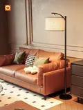 Addlon Modern Black Floor Lamp - Lamps luxury furniture for sale - Thumbnail 3