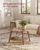 VASAGLE MAEZO 2-Tier Coffee Table - Tables luxury furniture for sale - Thumbnail 3