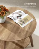 VASAGLE MAEZO 2-Tier Coffee Table - Tables luxury furniture for sale - Thumbnail 2