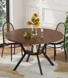 MECHYIN Round Farmhouse Dining Table - Tables luxury furniture for sale - Thumbnail 1