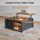 SEDETA Lift Top Coffee Table - Tables luxury furniture for sale - Thumbnail 3