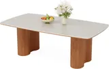Tribesigns Layered Sintered Stone Dining Table - Tables luxury furniture for sale - Thumbnail 3