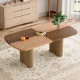 Rejeke Extra-Long Farmhouse Dining Table - Tables luxury furniture for sale - Thumbnail 1
