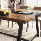 Tribesigns Industrial Wooden Dining Table - Tables luxury furniture for sale - Thumbnail 3