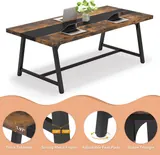 Tribesigns Industrial Wooden Dining Table - Tables luxury furniture for sale - Thumbnail 4