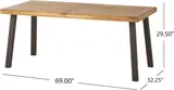 Christopher Knight Home Della Acacia Wood Dining Table - Tables luxury furniture for sale - Thumbnail 5