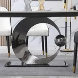 Legendstone 7 Piece Sintered Stone Dining Room Set - Tables luxury furniture for sale - Thumbnail 4