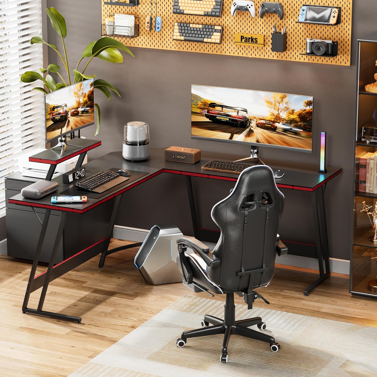 Homall L-Shaped Gaming Desk - Tables luxury furniture for sale - Image 4